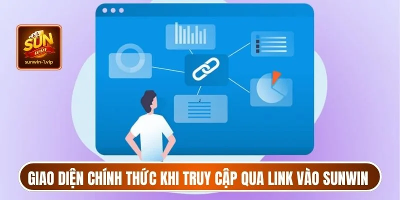 Giao diện website chính thức khi truy cập qua Link vào Sunwin