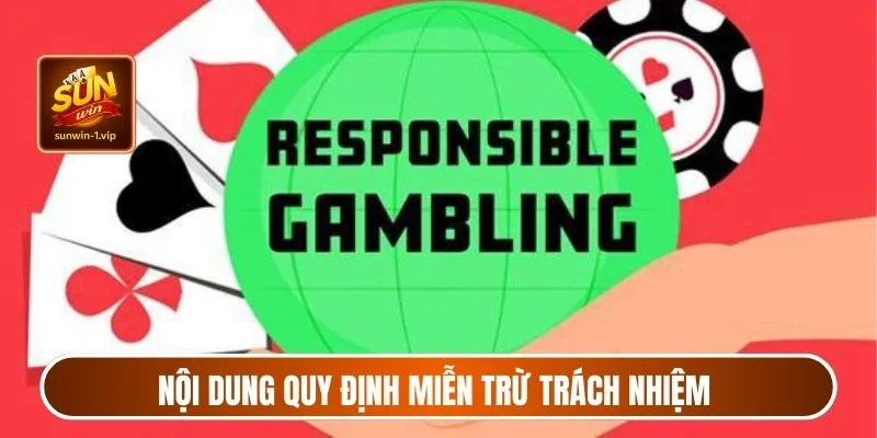 Nội dung quy định miễn trừ trách nhiệm được áp dụng công khai