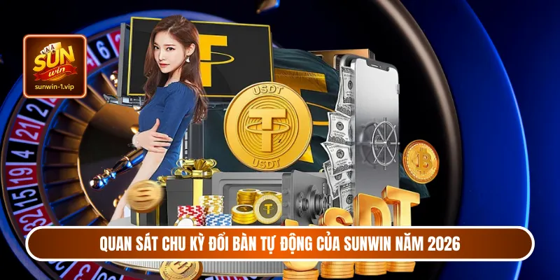 Quan sát chu kỳ đổi bàn tự động của Sunwin năm 2026